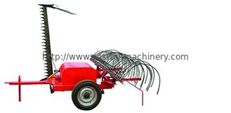 Κοπή των μικρής κλίμακας γεωργικών μηχανημάτων W1.4m που μαζεύουν με τη τσουγκράνα την τέμνουσα μηχανή χλόης γεωργίας W1.4m
