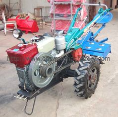 Diesel Motocultor τρακτέρ περπατήματος ροδών υδρόψυξης 2 20hp 22hp