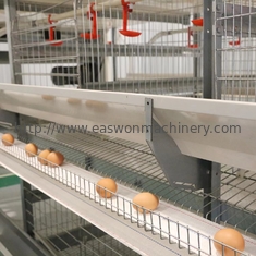 Q235 αυτόματα κλουβιά στρώματος κοτόπουλου εξοπλισμού φαρμάτων πουλερικών χάλυβα για τις ωοτόκες όρνιθες