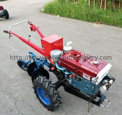 Μίνι 750mm 10hp 2 μηχανή diesel τρακτέρ περπατήματος ροδών ηλεκτρικών εκκινητών για την καλλιέργεια