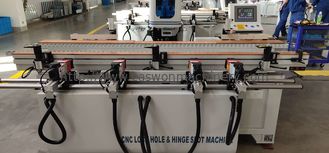 CNC μηχάνημα τυχερών παιχνιδιών με κέρματα αρθρώσεων τρυπών κλειδαριών για την παραγωγή πορτών